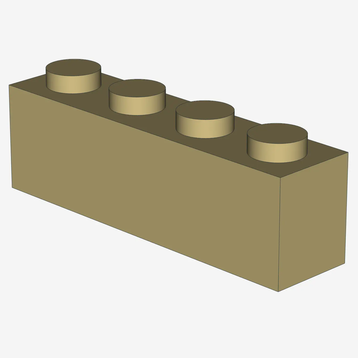 BRICK 1X4 X 25