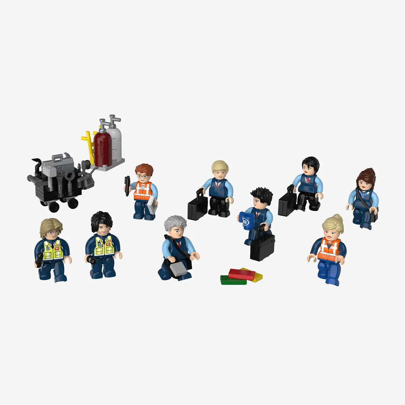 Minifigur - Bahn Personal heute