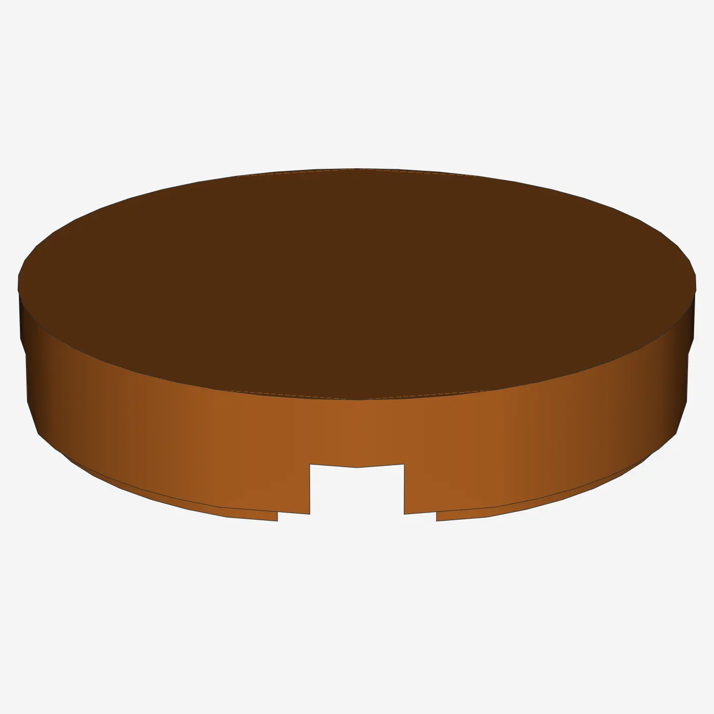 FLAT TILE 2X2, ROUND X 100