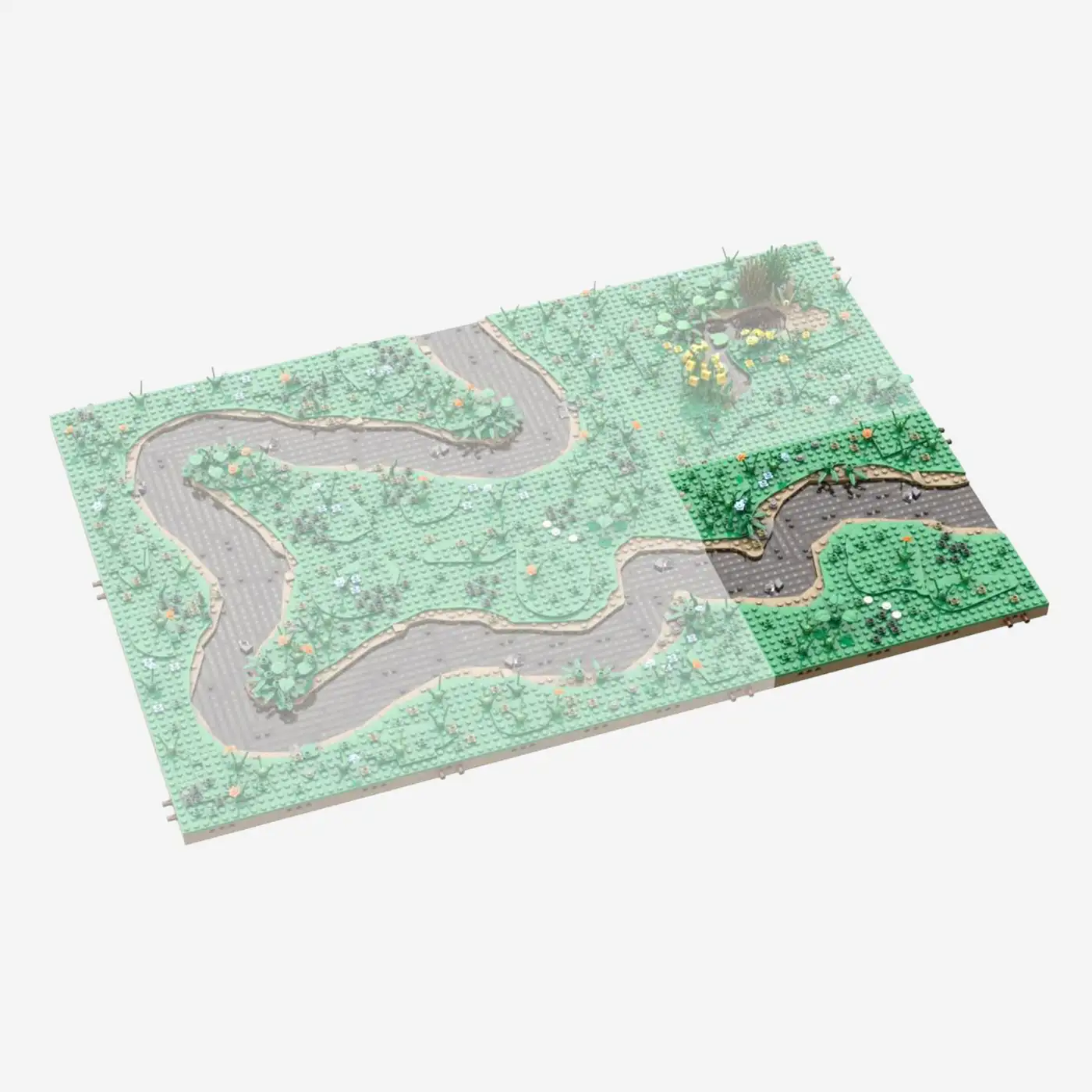 Modulares Landschaftssystem: Bach