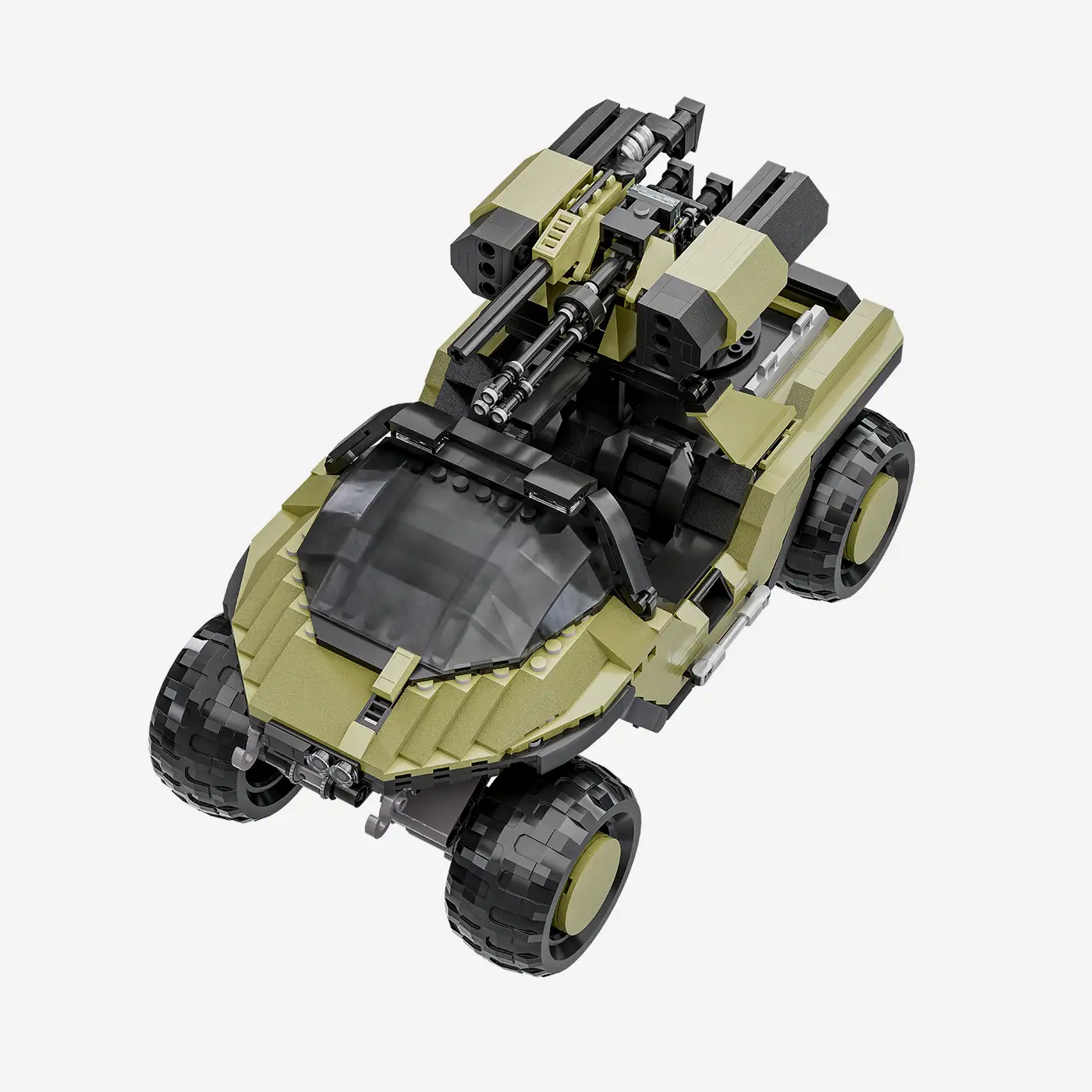 Futuristic Off-Road Combat Vehicle