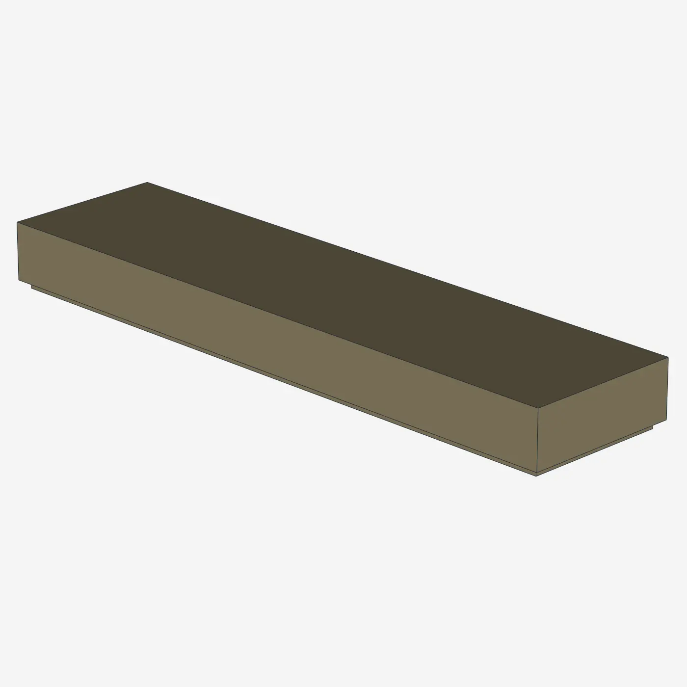 FLAT TILE 1X4 X 100