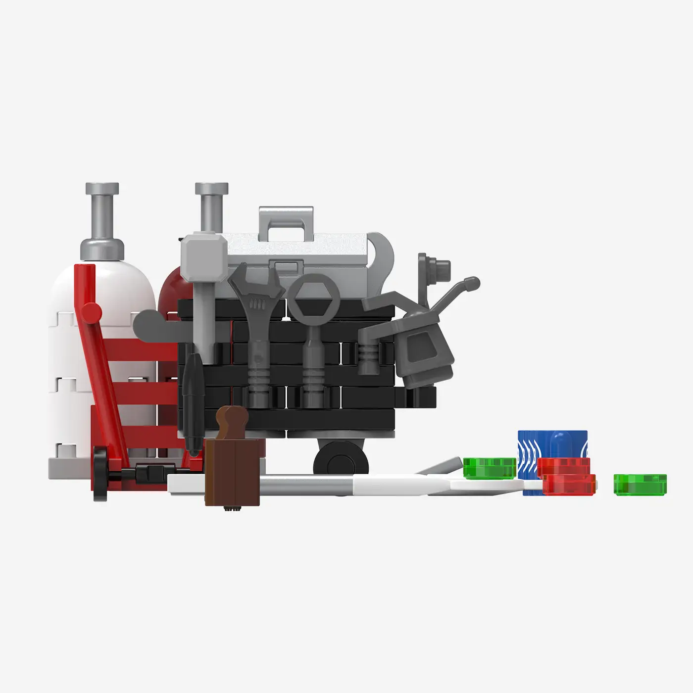 Minifigure - German Bundesbahn Employes
